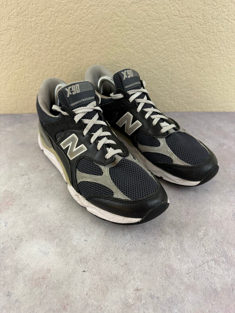 New Balance X-90 Men's Blue Colorblock Lace Up Sneakers Shoes Size 10.5